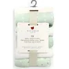 Piccolo Bambino Bath Gift Set|Baby Washcloths*- 10Pk Washcloth Set Green