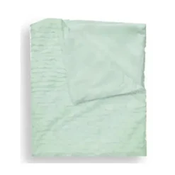 Piccolo Bambino Blankets & Quilts*- Textured Faux Fur Stroller Blanket On Wooden Hanger Green
