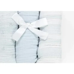 Piccolo Bambino Blankets & Quilts*Boy 3pk Muslin Swaddle Blankets In A Box