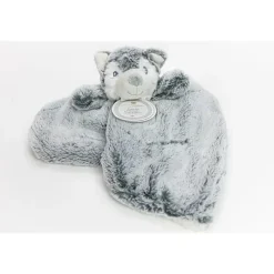 Piccolo Bambino Plush & Stuffed Animals*Cuddle Pal Wolf Plush,Grey/White