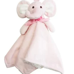Piccolo Bambino Lovies, Security Blankets & Blankies*Cuddly Pal Blankie - Pink Elephant