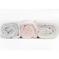 Piccolo Bambino Blankets & Quilts*Girl 3pk Muslin Swaddle Blankets In A Box