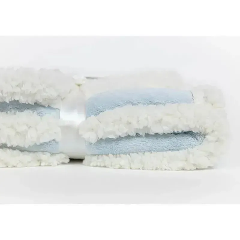 Piccolo Bambino Blankets & Quilts*Reversible Chamois Baby Blankets,Blue