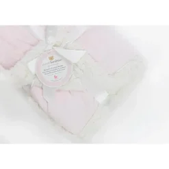 Piccolo Bambino Blankets & Quilts*Reversible Chamois Baby Blankets,Pink