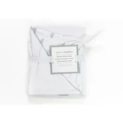 Piccolo Bambino Blankets & Quilts*Reversible Chamois Baby Blankets,Grey/Clouds
