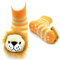 Piero Liventi Baby Gloves & Socks*- Lion Rattle Sock