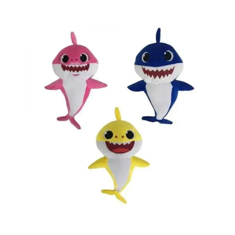 Pinkfong Baby Shark|Plush & Stuffed Animals*6 inches Plush Sings Baby Shark Song-Choose ONE color (Pink,Yellow or Blue)
