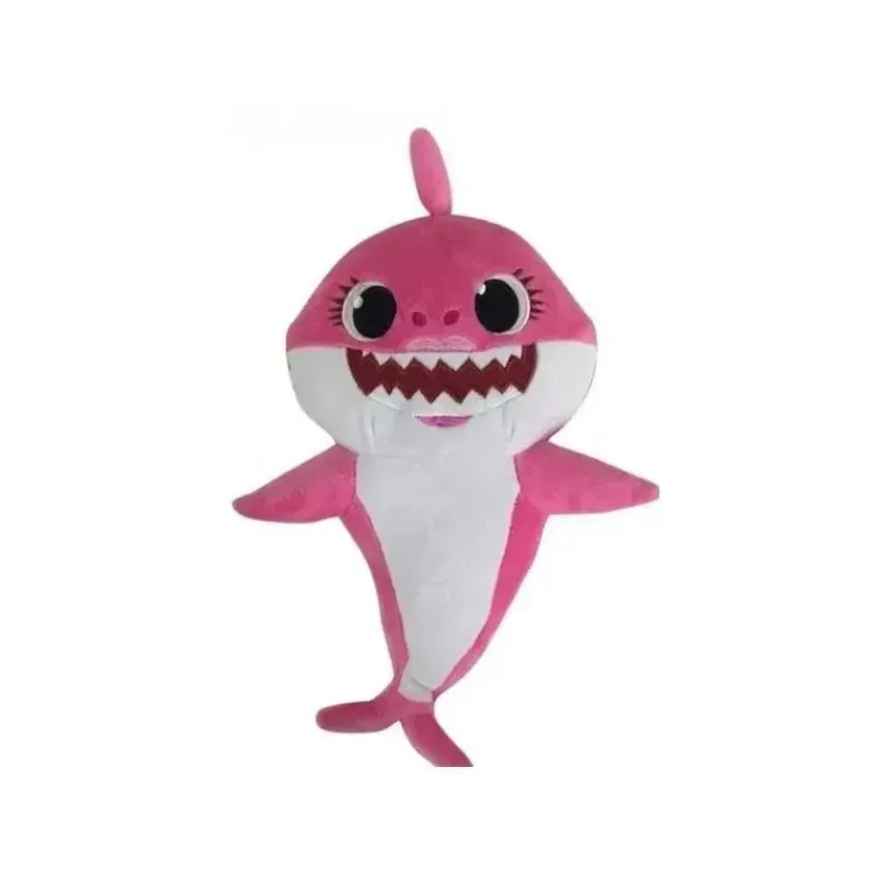Pinkfong Baby Shark|Plush & Stuffed Animals*6 inches Plush Sings Baby Shark Song-Choose ONE color (Pink,Yellow or Blue)