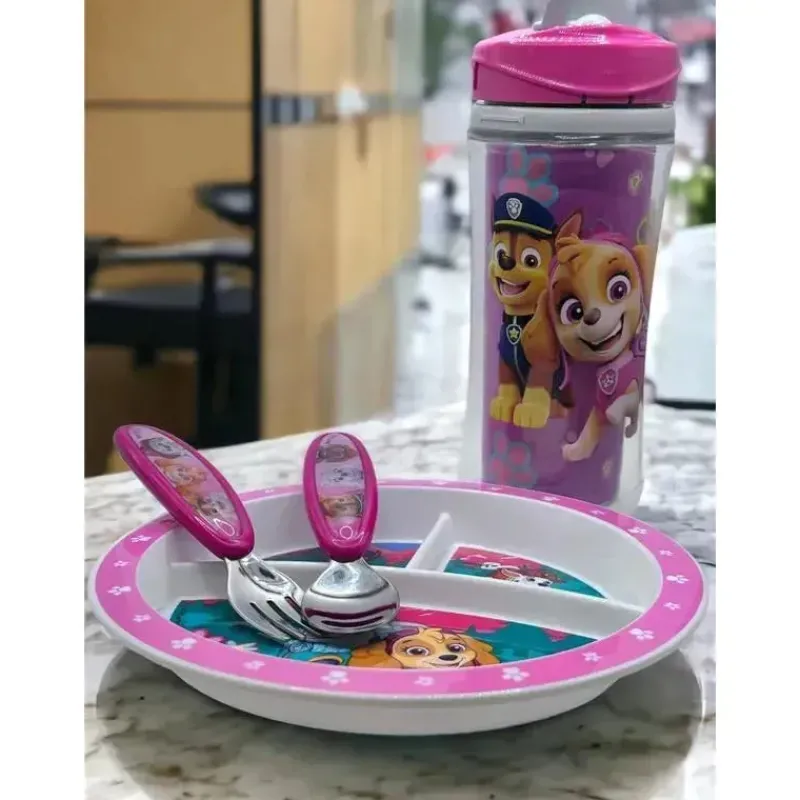 Playtex Paw Patrol|Straw, Sippy & Training Cups*- Baby Sipsters Stage 4 PAW Patrol Spout Cups, Spill-Proof, Leak-Proof, Break-Proof, Pink, 12 Oz, 1 Count