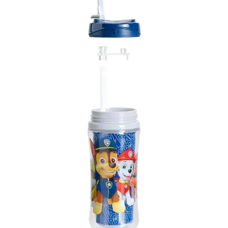 Playtex Paw Patrol|Straw, Sippy & Training Cups*- Baby Sipsters Stage 4 PAW Patrol Spout Cups, Spill-Proof, Leak-Proof, Break-Proof, Blue, 12 Oz, 1 Count