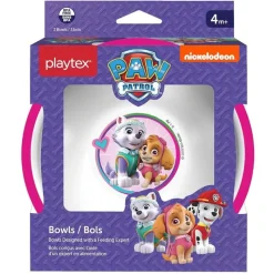 Playtex Paw Patrol|Plates & Bowls*- Mealtime Paw Patrol Bowls for Girls, 3 Pack