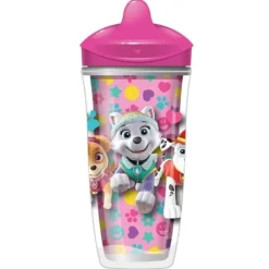 Playtex Paw Patrol|Straw, Sippy & Training Cups*- Sipsters Stage 3 Paw Patrol Spill-Proof, Leak-Proof, Break-Proof Spout Cup for Girls, 9 Ounce, Pack of 1