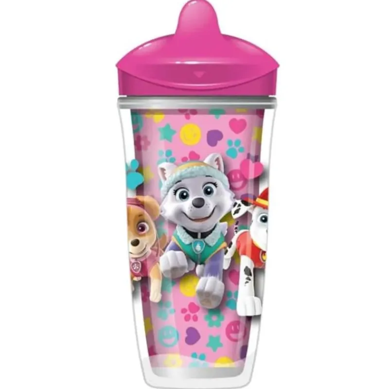 Playtex Paw Patrol|Straw, Sippy & Training Cups*- Sipsters Stage 3 Paw Patrol Spill-Proof, Leak-Proof, Break-Proof Spout Cup for Girls, 9 Ounce, Pack of 1