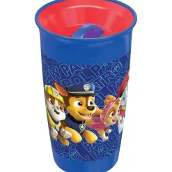 Playtex Paw Patrol|Straw, Sippy & Training Cups*- Sipsters Stage 2, 360 Degree Paw Patrol Spill-Proof, Leak-Proof, Break-Proof for Boys, Pack of 2