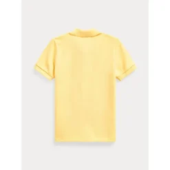 Ralph Lauren Baby Tops*Polo - Toddler Boys Mesh Polo Shirt, Yellow
