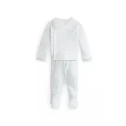 Ralph Lauren Baby One-Pieces|Organic*Polo Baby - Boy Long-Sleeve Organic Cotton Interlock Knit Pant Set, Blue