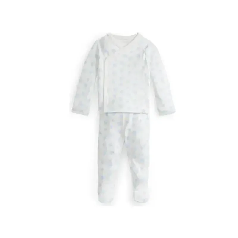 Ralph Lauren Baby One-Pieces|Organic*Polo Baby - Boy Long-Sleeve Organic Cotton Interlock Knit Pant Set, Grey