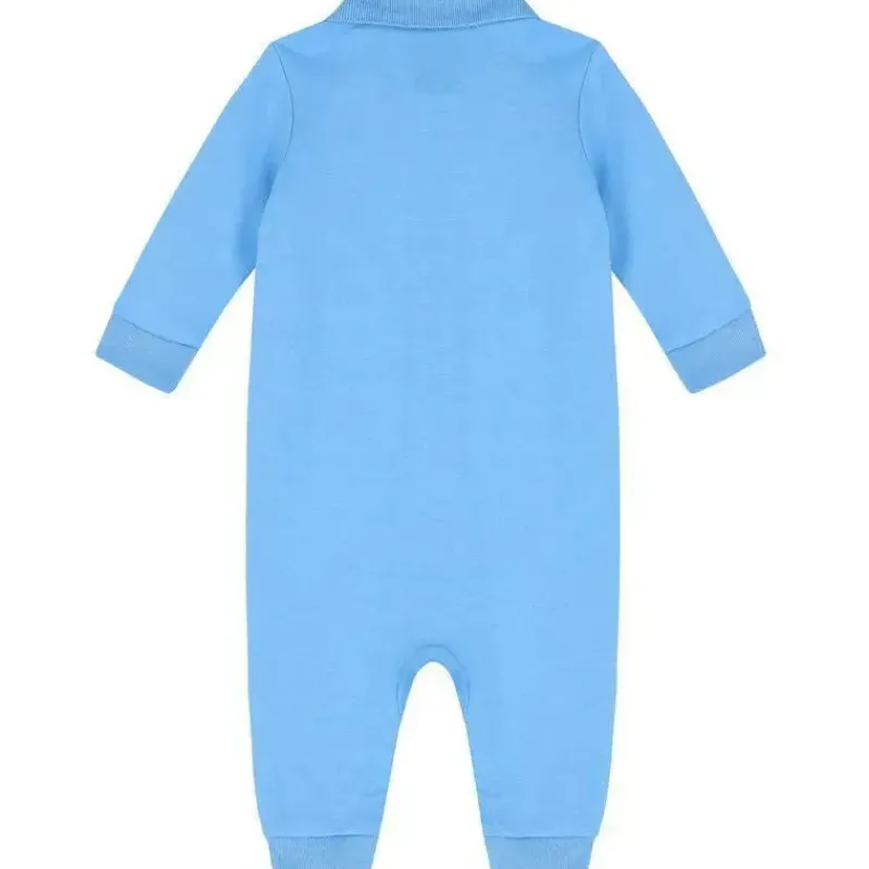 Ralph Lauren Baby One-Pieces*Polo Baby - Boy Cotton Polo Coverall, Suffield Blue
