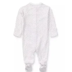 Ralph Lauren Baby Sleepwear*Polo Baby - Floral Cotton Coverall, White Floral