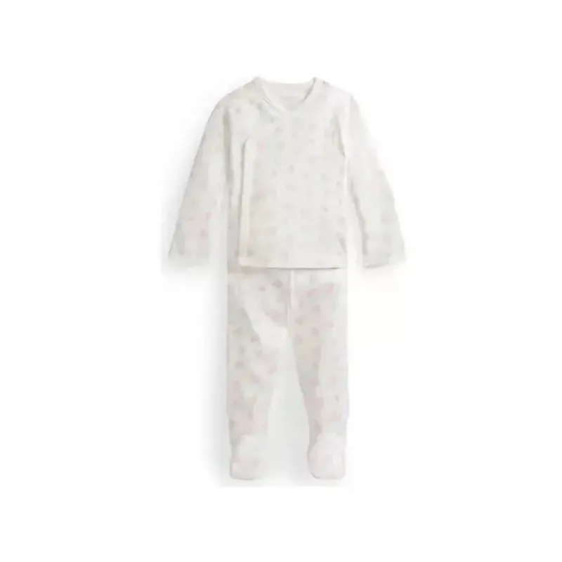 Ralph Lauren Baby One-Pieces|Organic*Polo Baby - Girl Long-Sleeve Organic Cotton Interlock Knit Pant Set, Pink