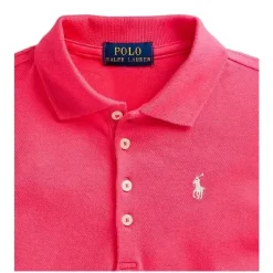 Ralph Lauren Baby Tops*Polo Baby - Girls Stretch Mesh Short Sleeve Polo Shirt, Pink
