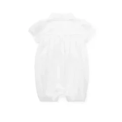 Ralph Lauren Baby One-Pieces*Polo Baby - Interlock Bubble Shortall, White