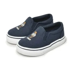 Ralph Lauren Baby Shoes*Polo Baby - Keaton Bear Slip-On Sneaker, Navy