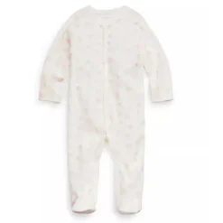 Ralph Lauren Baby One-Pieces|Organic*Polo Baby - Long-Sleeve Organic Cotton Interlock Knit Coverall, Pink