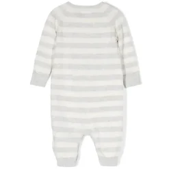 Ralph Lauren Baby One-Pieces|Organic*Polo Baby - Long Sleeve Organic Cotton Bear Sweater Coverall, Quartz Heather