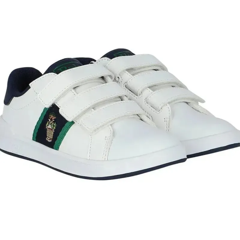 Ralph Lauren Baby Shoes*Polo Baby - Polo Bear Trainers, White