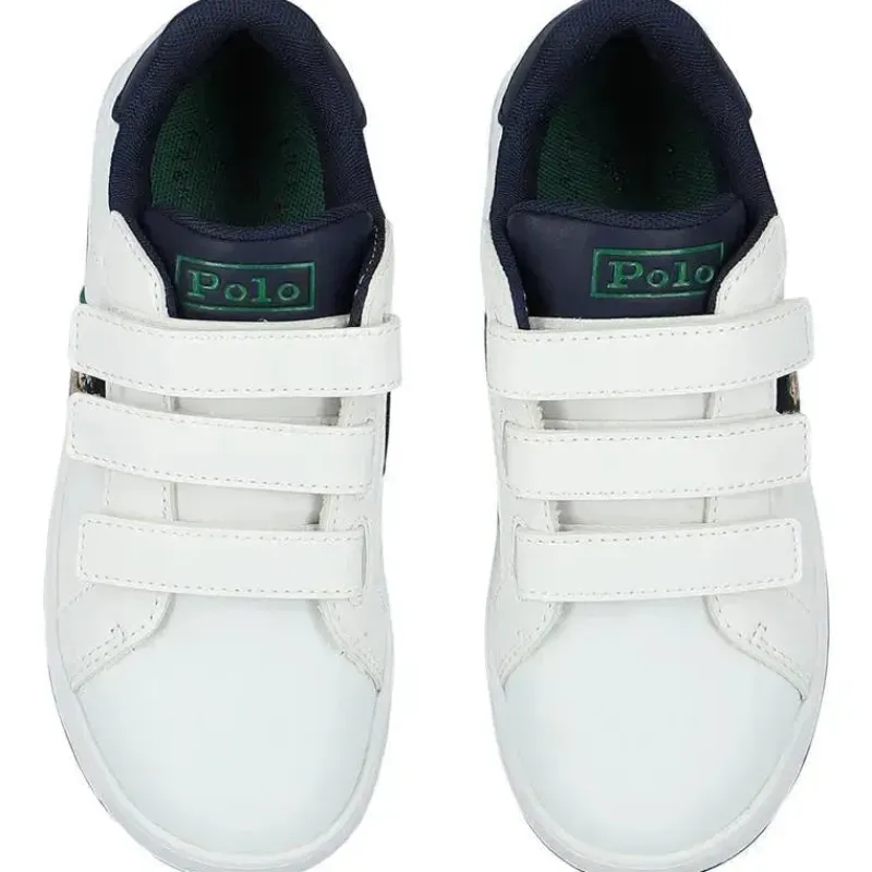 Ralph Lauren Baby Shoes*Polo Baby - Polo Bear Trainers, White