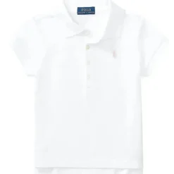 Ralph Lauren Baby Tops*Polo Baby - Short-Sleeve Stretch Mesh Polo, White