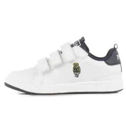 Ralph Lauren Baby Shoes*Polo Baby - Shoes Heritage Court Bear Ez, White