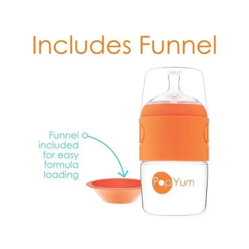 PopYum Cool Baby Products|Gifts Up To $25*- Anti-Colic Formula Making Baby Bottle, 2Pk, 5 Oz
