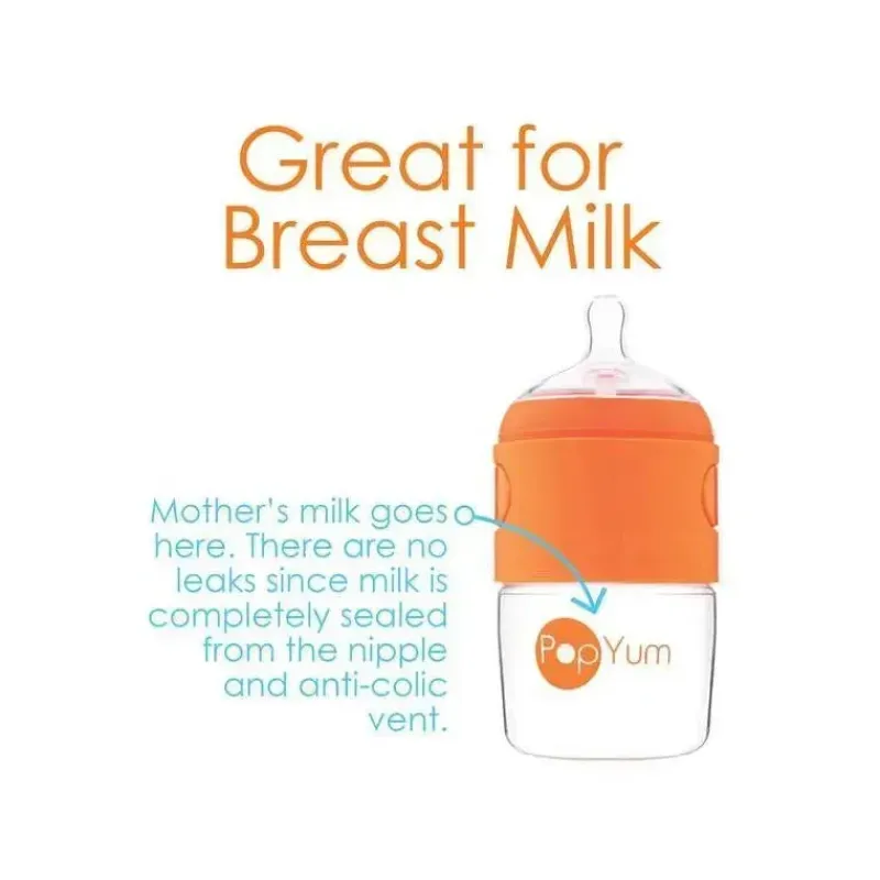 PopYum Cool Baby Products|Gifts Up To $25*- Anti-Colic Formula Making Baby Bottle, 2Pk, 5 Oz