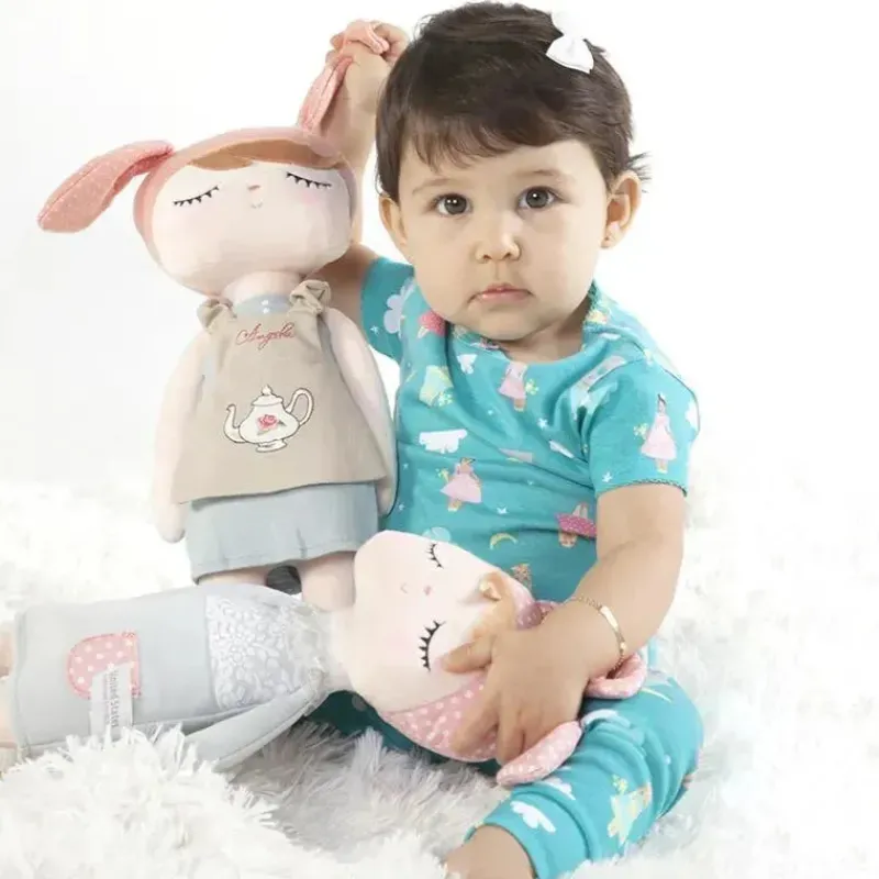 Primo Passi Plush & Stuffed Animals|Toys For 2 Year Old*- 13' Metoo Angela Plush Doll Sleeping Baby Girl, Retro