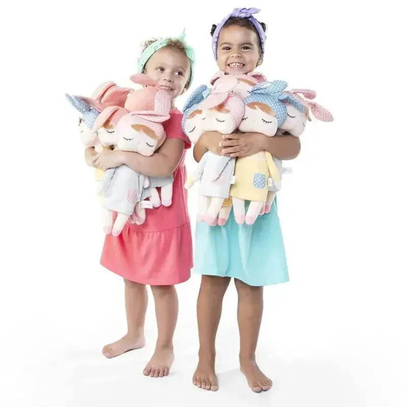 Primo Passi Plush & Stuffed Animals|Toys For 2 Year Old*- 13' Metoo Angela Plush Doll Sleeping Baby Girl, Grey