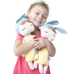 Primo Passi Plush & Stuffed Animals|Toys For 2 Year Old*- 13' Metoo Angela Plush Doll Sleeping Baby Girl, Yellow