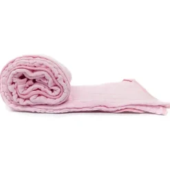 Primo Passi Baby Bath Towels*- Baby Hooded Muslin Towel, Light Pink