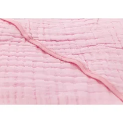 Primo Passi Baby Bath Towels*- Baby Hooded Muslin Towel, Light Pink