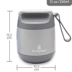 Primo Passi Food Jars & Snack Cups|Dishes, Utensils & Food Containers*- Baby Insulated Food Jar 12Oz/350Ml, Grey
