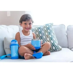 Primo Passi Food Jars & Snack Cups|Dishes, Utensils & Food Containers*- Baby Insulated Food Jar, 12 oz/350ml, Blue