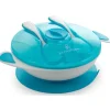Primo Passi Suction Plates & Bowls|Plates & Bowls*- Baby Suction Bowl Feeding Set, Blue
