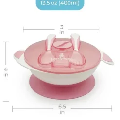 Primo Passi Suction Plates & Bowls|Dishes, Utensils & Food Containers*- Baby Suction Bowl Feeding Set, Light Pink