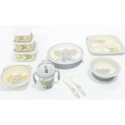 Primo Passi Cool Baby Products|Gifts Up To $25*- Bamboo Fiber Kids Spoon & Fork, Little Elephant