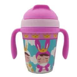 Primo Passi Cool Baby Products|Gifts Up To $25*- Bamboo Fiber Kids Cup With Handle/Straw, Metoo
