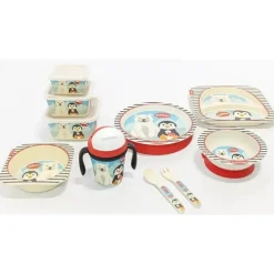 Primo Passi Utensils & Accessories|Dishes, Utensils & Food Containers*- Bamboo Fiber Kids Spoon & Fork - Winter Friends
