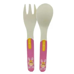 Primo Passi Cool Baby Products|Gifts Up To $25*- Bamboo Fiber Kids Spoon & Fork, Metoo