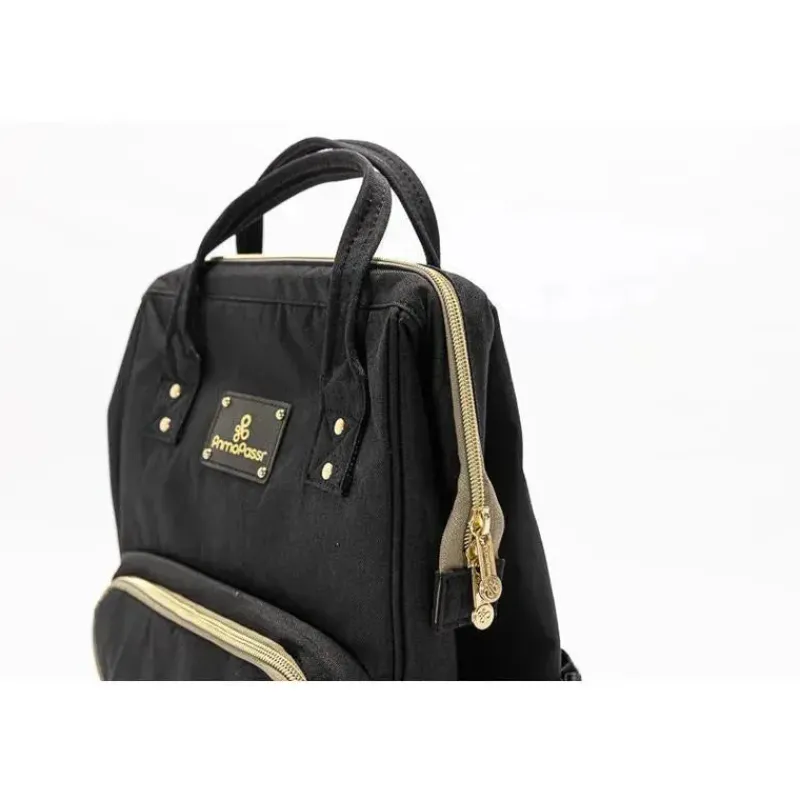 Primo Passi Diaper Backpacks*- Diaper Bag Black Backpack Lucca