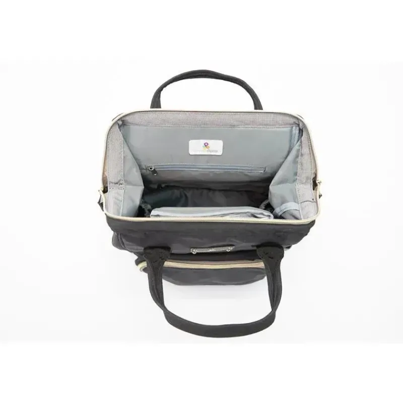 Primo Passi Diaper Backpacks*- Diaper Bag Black Backpack Lucca